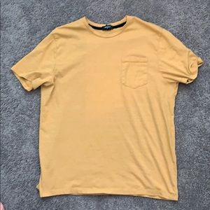 Yellow Forever 21 Pocket T-Shirt